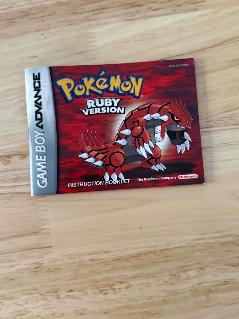 RARE Authentic Vintage Pokemon Ruby Game Boy Advance CIB